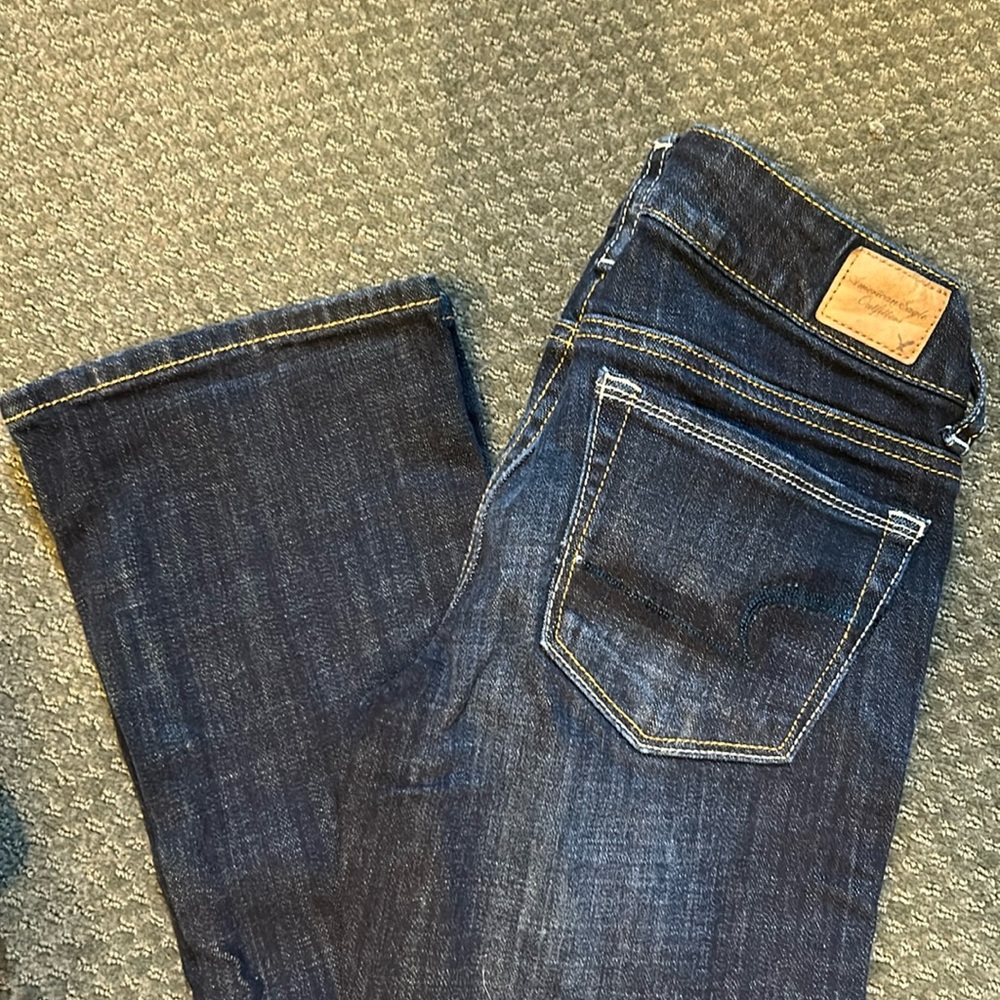 American eagle jeans skinny kick size 2